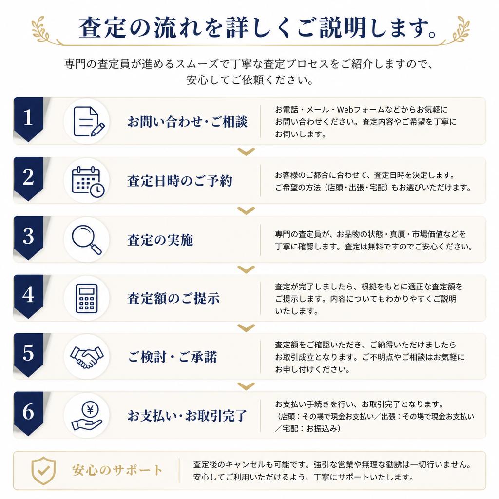 納得の査定手順