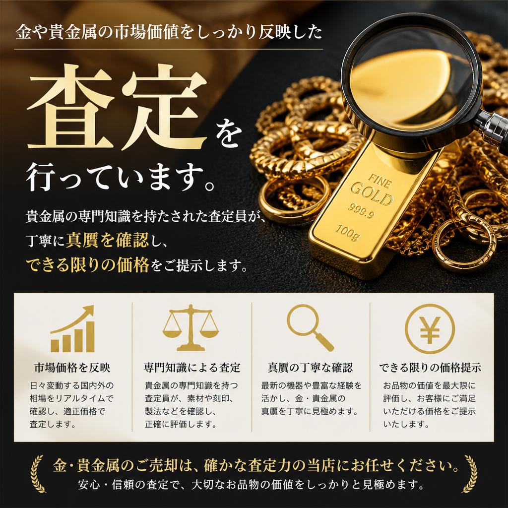 高価買取の理由